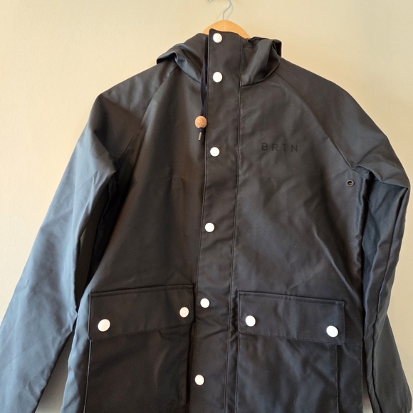 Burton Snowboards BRTN Rain Coat Large Waterproof Bonded Fall Winter Jacket XS - Picture 10 of 16